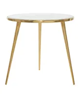 Aluminum Modern Accent Table - Gold