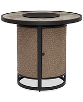 Closeout! Ellery Outdoor Round Fire Pit