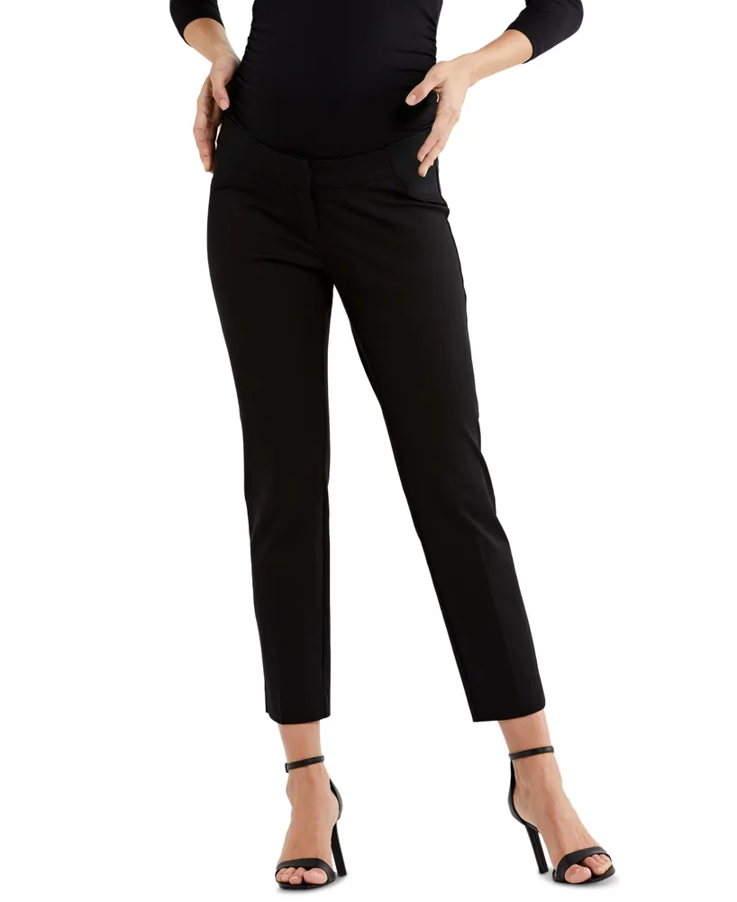 Straight Leg Twill Trousers