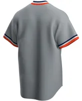 Men's Gray Detroit Tigers Road Cooperstown Collection Team Jersey