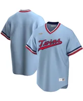 Men's Light Blue Minnesota Twins Road Cooperstown Collection Team Jersey