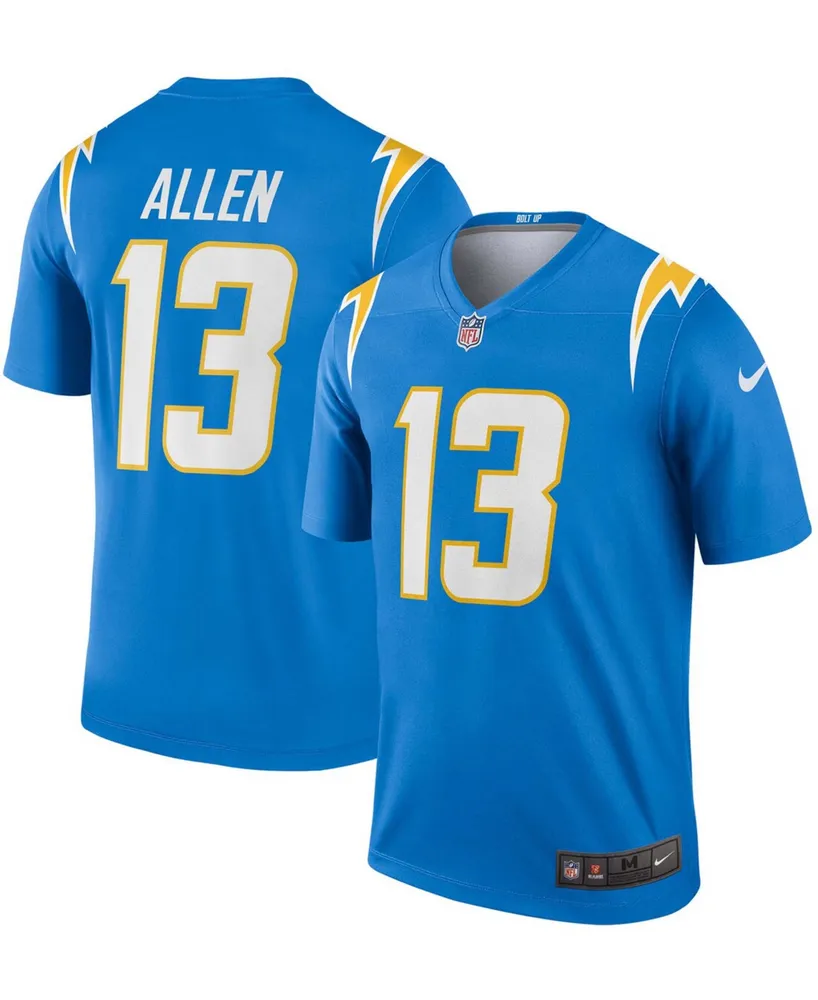 Keenan Allen 13 Los Angeles Chargers Game Player Jersey - Powder