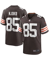 Men's David Njoku Brown Cleveland Browns Game Player Jersey