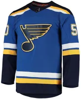 Men's Jordan Binnington Blue St. Louis Blues Home Authentic Player Jersey