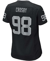 Women's Maxx Crosby Black Las Vegas Raiders Game Jersey