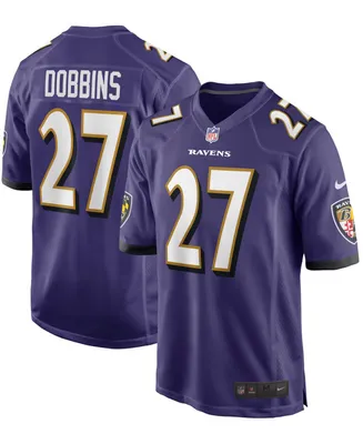 Men's J.k. Dobbins Purple Baltimore Ravens Game Team Jersey