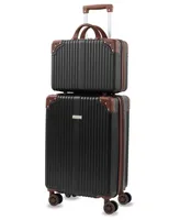 Tresor Carry-on Vanity Trunk Luggage, Set of 2