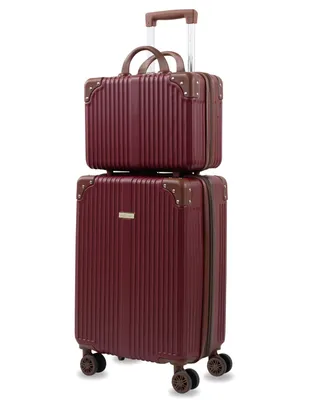 Tresor Carry-on Vanity Trunk Luggage, Set of 2