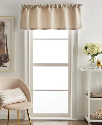 Martha Stewart Collection Fresco Backtab Lined Valances, Created For Macy's