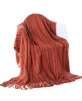 Colorful Woven Home Decorative Sofa Throw Blanket, 60" x 50"