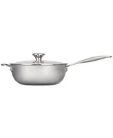 Le Creuset 3.5-Qt. Nonstick Stainless Steel Saucier Pan