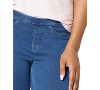 Hue Classic Stretch Denim Leggings, Regular & Plus Sizes