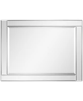 Empire Art Direct Moderno Beveled Rectangle Wall Mirror