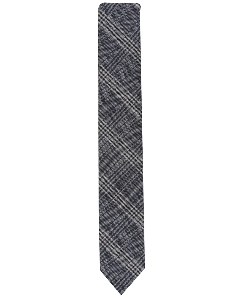 Alfani Men's Slim Plaid Tie, Created for Macy's