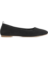 Journee Collection Womens Maryann Knit Round Toe Ballet Dress Flats