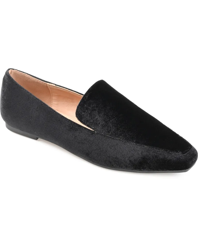 Journee Collection Women's Silas Velvet Loafer