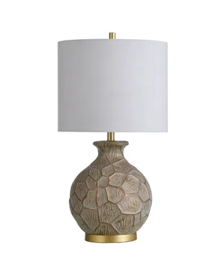 Round Transitional Molded Table Lamp