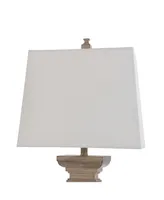 Square Candlestick Molded Table Lamp