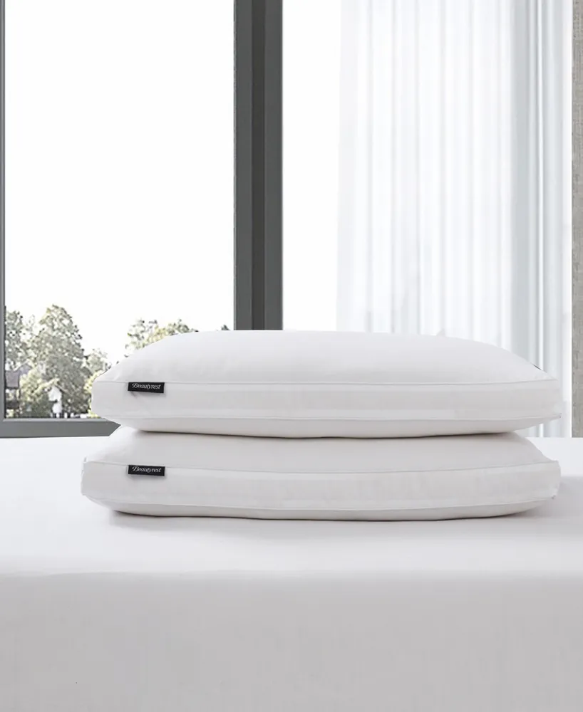 Beautyrest Feather & Down Fiber Firm 2-Pack Pillow, King