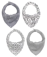 The Peanutshell Cotton Bandana Drool Baby Bibs, 8pk, Unisex