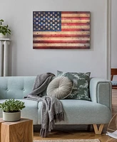Empire Art Direct 'American Dream 2' Arte De Legno Digital Print on Solid Wood Wall Art - 24" x 36"