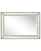 Empire Art Direct Solid Wood Frame Covered with Beveled Antique Mirror Panels