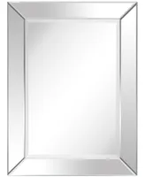 Empire Art Direct Solid Wood Frame Covered with Beveled Clear Mirror - 40" x 30"