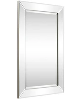 Empire Art Direct Solid Wood Frame Covered with Beveled Clear Mirror Panels