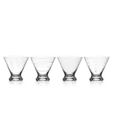 Mikasa Cheers Stemless Martini Glass Set of 4, 8 oz