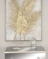 CosmoLiving by Cosmopolitan Gold Glam Canvas Wall Art, 48 x 36 - Gold