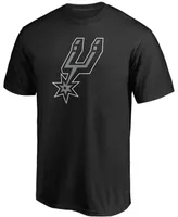 Men's Black San Antonio Spurs Primary Team Logo T-shirt