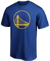 Men's Royal Golden State Warriors Primary Team Logo T-shirt