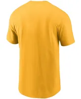 Men's Gold Pittsburgh Steelers Primary Logo T-shirt