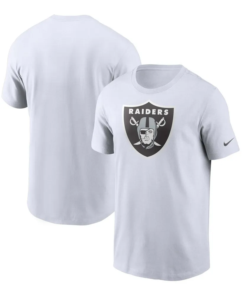 Men's White Las Vegas Raiders Primary Logo T-shirt