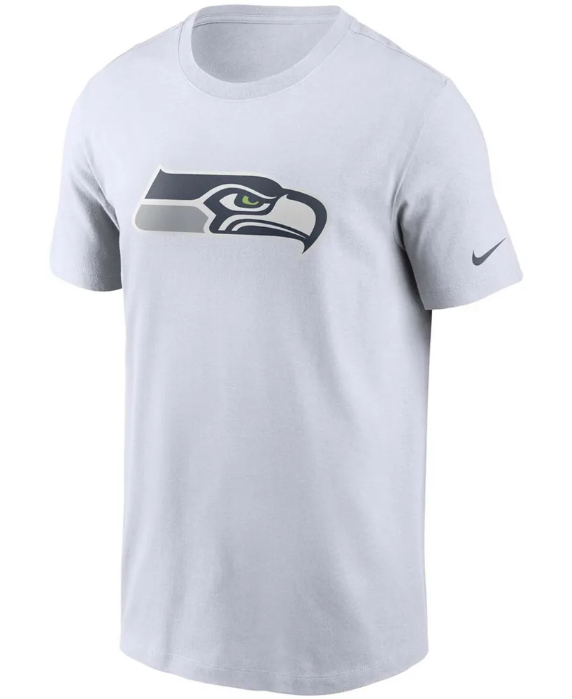 Men's White Seattle Seahawks Primary Logo T-shirt