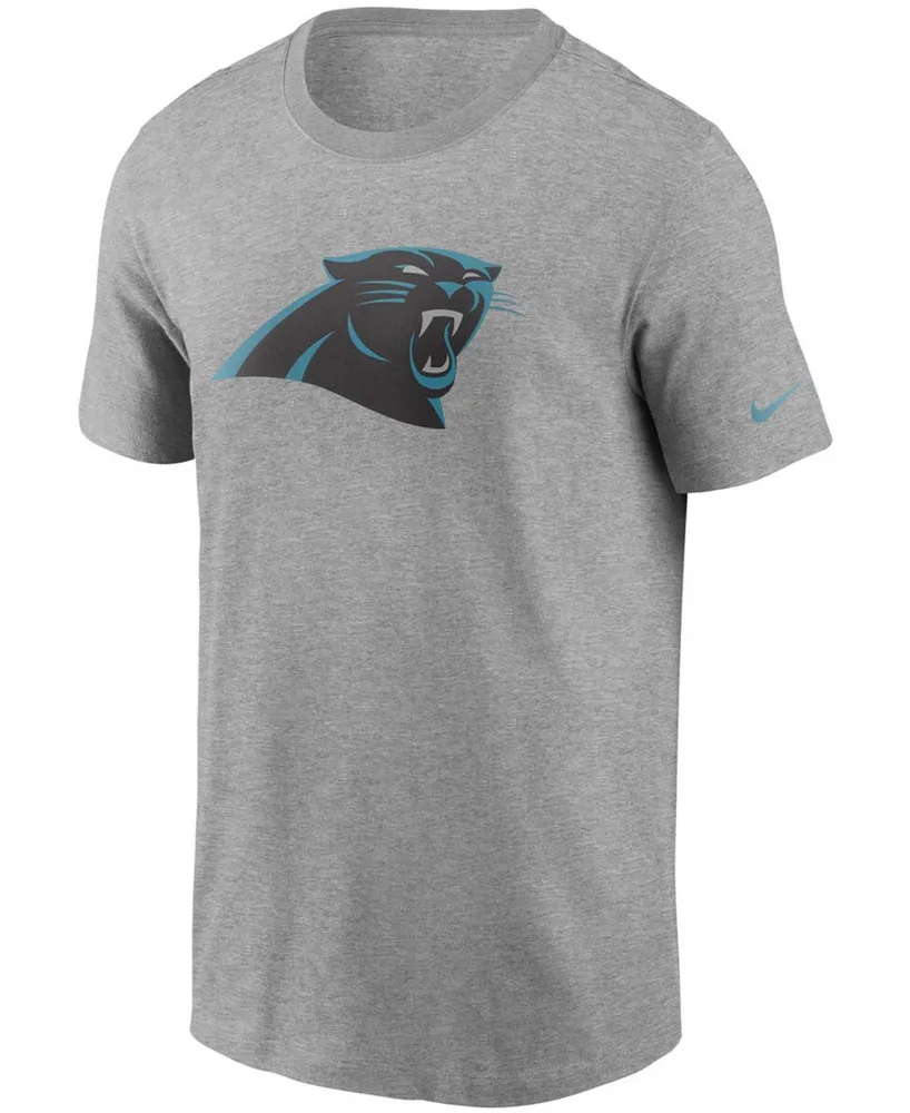 Men's Heathered Gray Carolina Panthers Primary Logo T-shirt