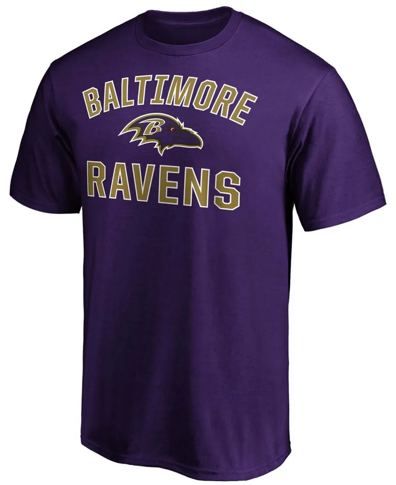 Men's Purple Baltimore Ravens Victory Arch T-shirt