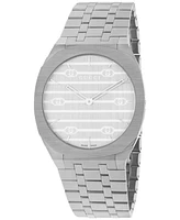 Gucci Women's Swiss 25H Stainless Steel Bracelet Watch 34mm