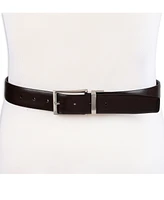 Calvin Klein Men's Two-In-One Feather Edge Reversible Dress Belt