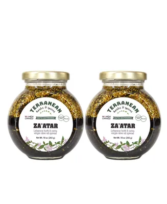 Terranean Herbs Spices Gourmet Za'atar Spreads, 2 Pack