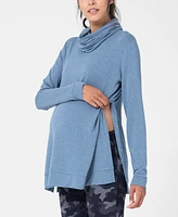 Seraphine Women's Roll Neck Maternity Nursing Top