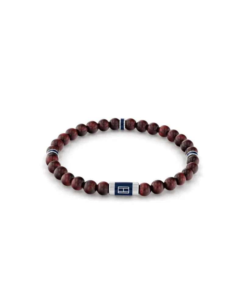 Tommy Hilfiger Men's Brown Wood Bracelet