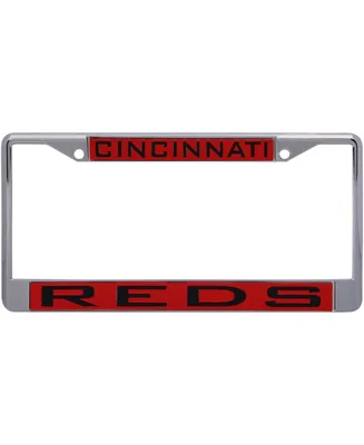 WinCraft Cincinnati Reds Laser Inlaid Metal License Plate Frame