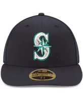 New Era Men's Navy Seattle Mariners Authentic Collection On Field Low Profile Game 59FIFTY Fitted Hat