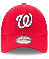 New Era Washington Nationals Trucker 9FORTY Adjustable Snapback Cap