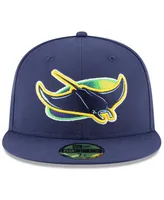 New Era Men's Tampa Bay Rays Alternate Authentic Collection On-Field 59FIFTY Fitted Hat