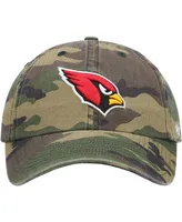'47 Men's Camo Arizona Cardinals Woodland Clean Up Adjustable Hat