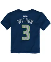 Outerstuff Big Boys and Girls Seattle Seahawks Mainliner Name Number T-shirt - Russell Wilson