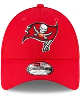 New Era Men's Red Tampa Bay Buccaneers The League Logo 9FORTY Adjustable Hat