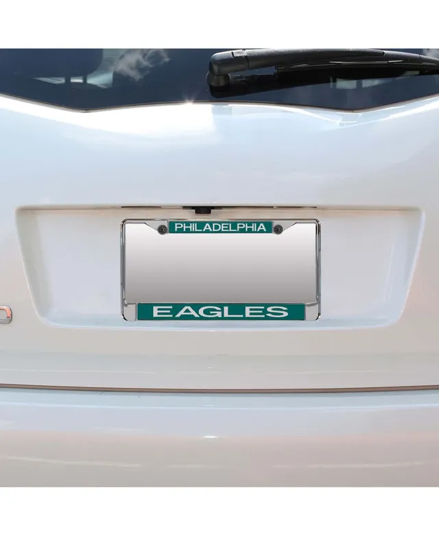 Philadelphia Eagles WinCraft Crystal Mirror License Plate - Silver